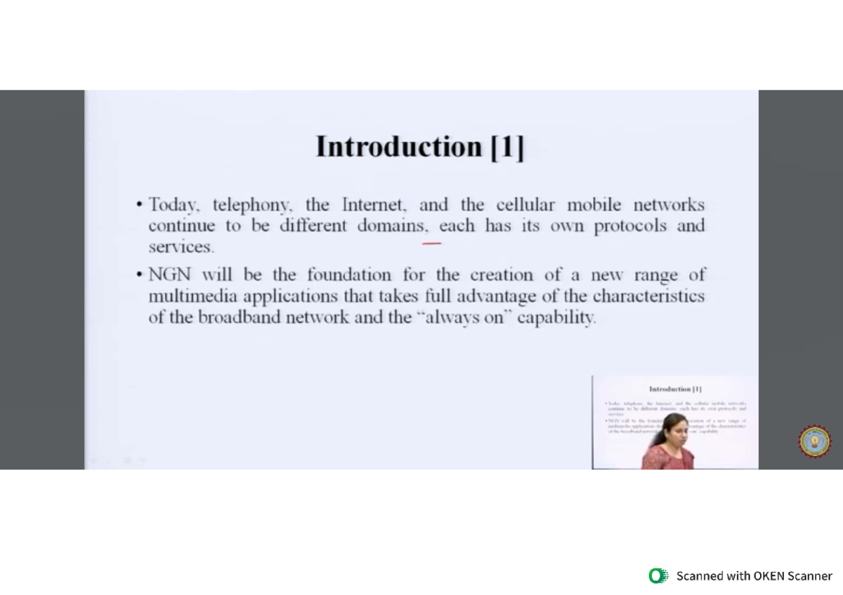 NGN - Lecture notes - Introduction Today, telephony, the Internet. and ...