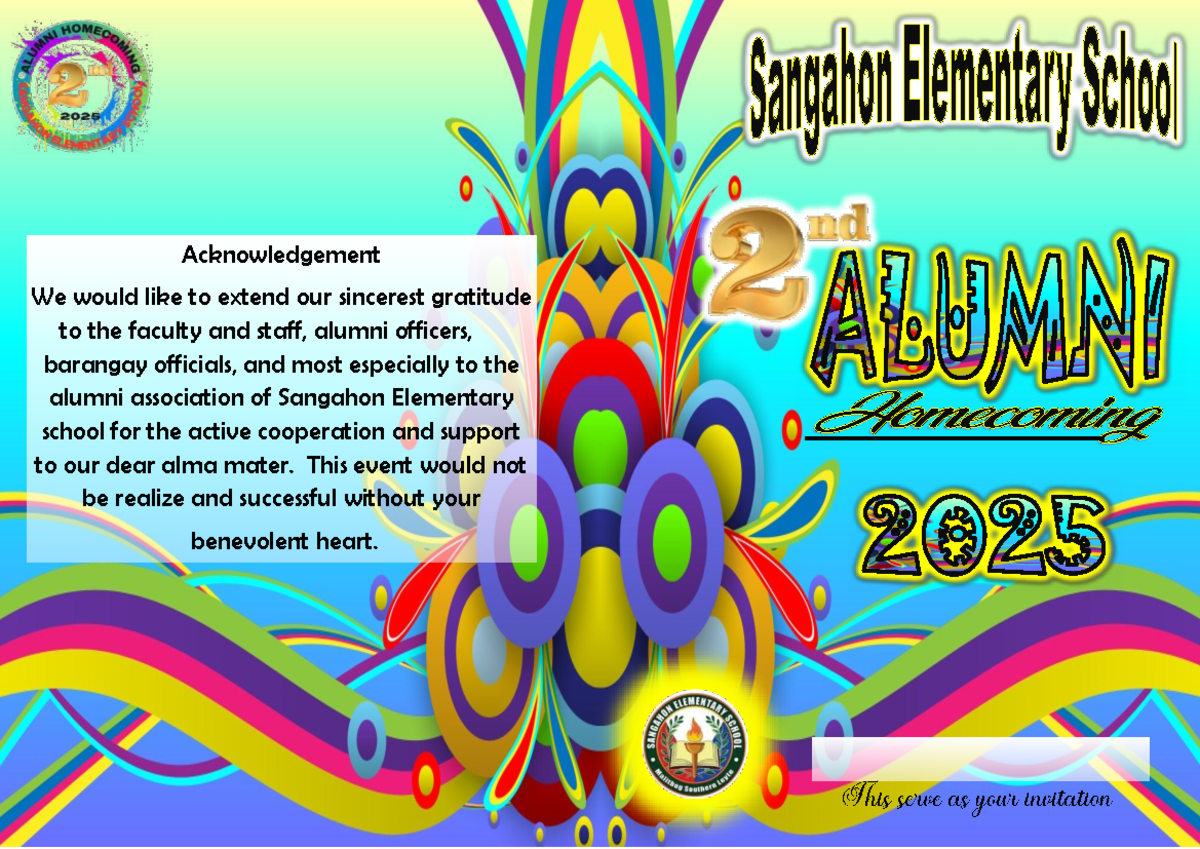 Alumni Programs Acknowledgment for Sangahon Elementary School - Studocu