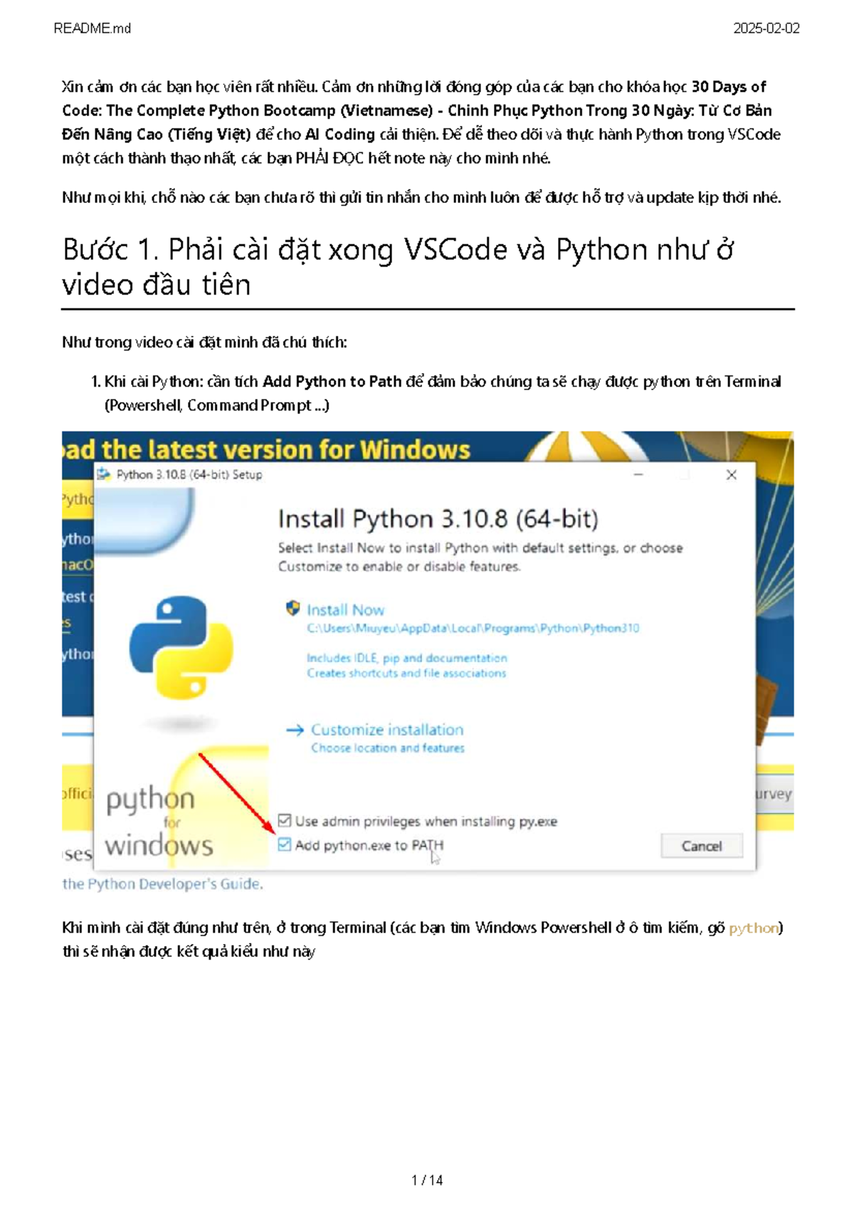 VSCode tips tricks for Python v2 - Xin cảm ơn các bạn học viên rất ...