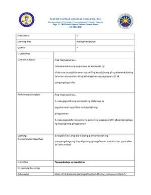 Detailed Lesson Plan in English 5 (jen) - Detailed Lesson Plan in ...