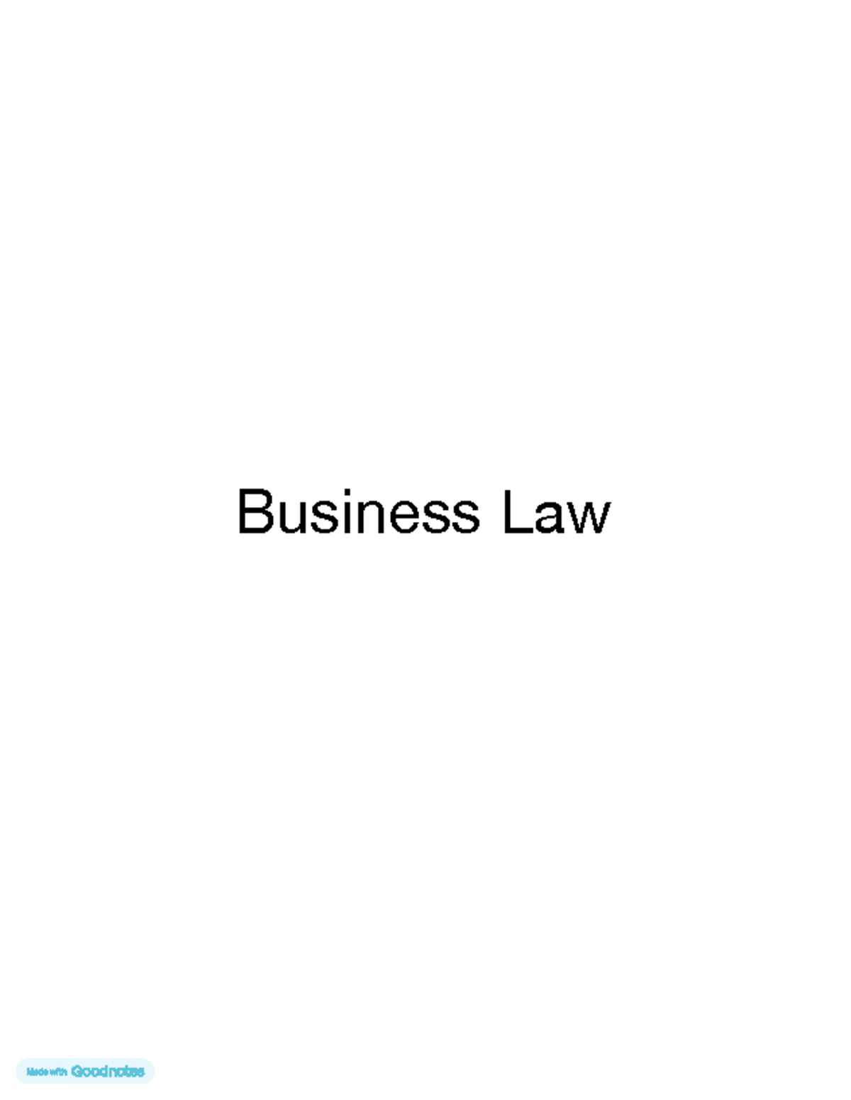 Business Law II: Key Concepts and Legal Principles for Midterm Exam ...