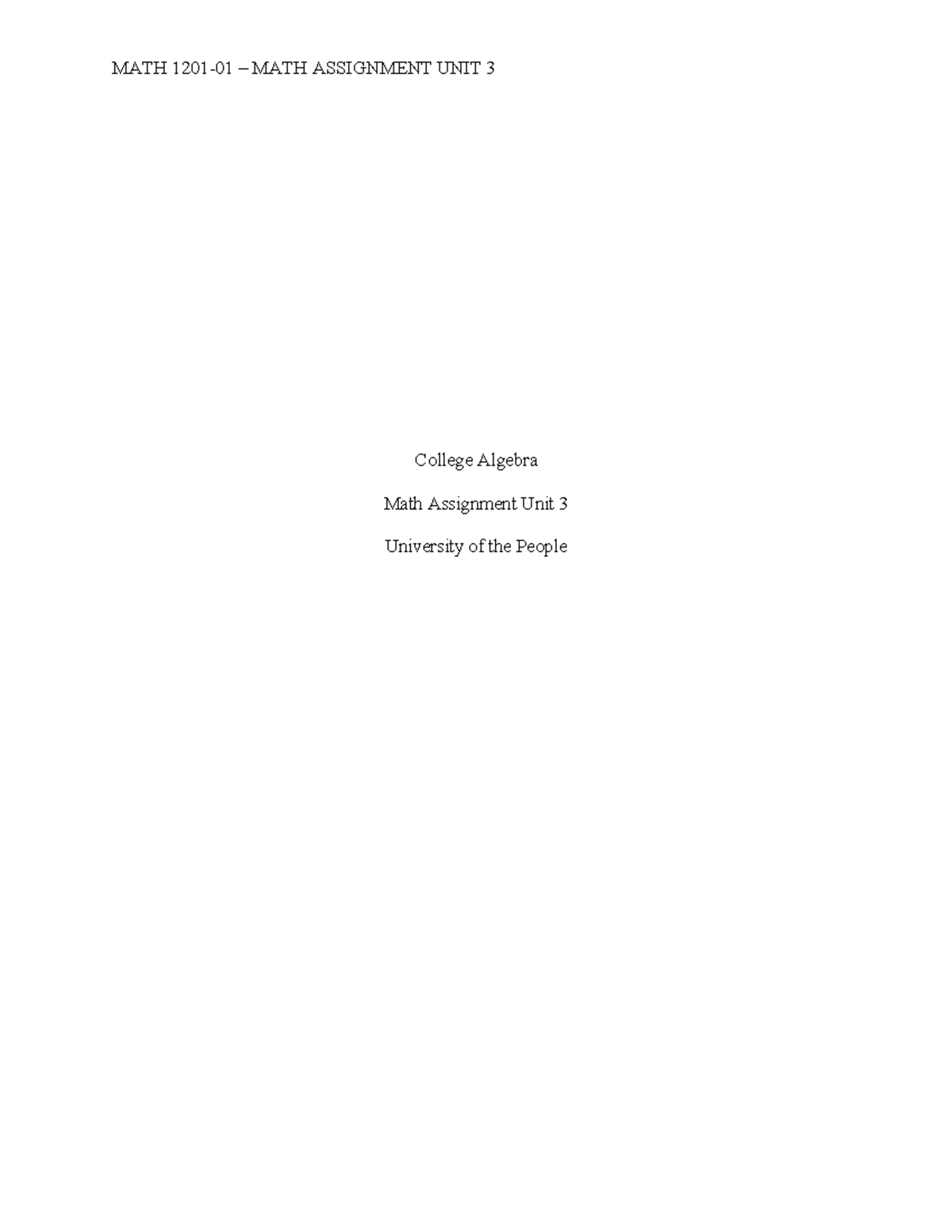 MATH 1201-01 Final Assignment: Bungee Jump Height Analysis - Studocu