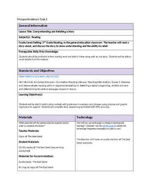 Morgan Bockhorst C909 Task 1 - Morgan Bockhorst C909 Task 1 Direct ...