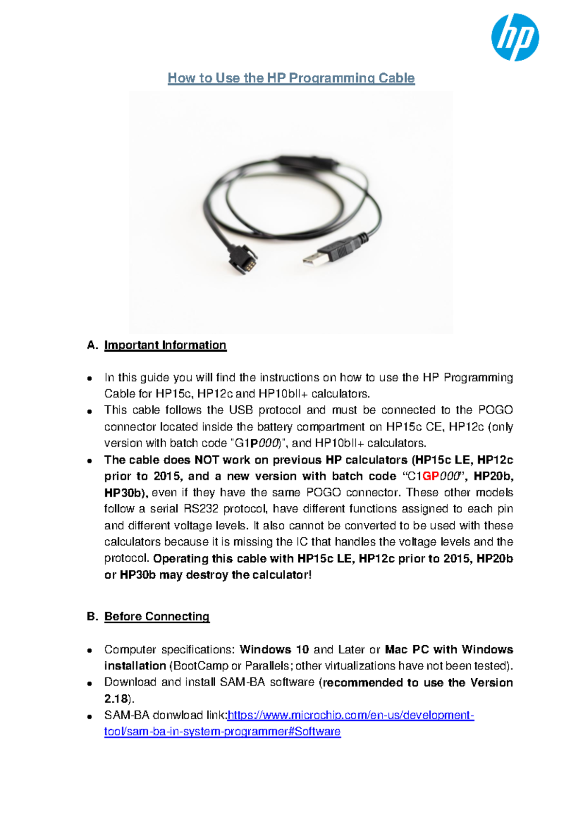 How to Use the HP Programming Cable for HP Calculators - Studeersnel