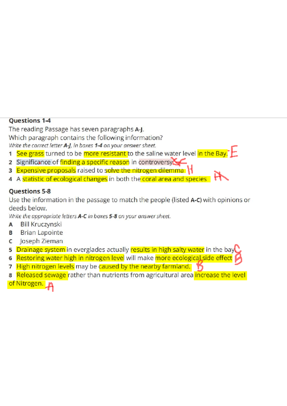 IELTS Reading Test 1 - Passage Questions and Answers - Studocu
