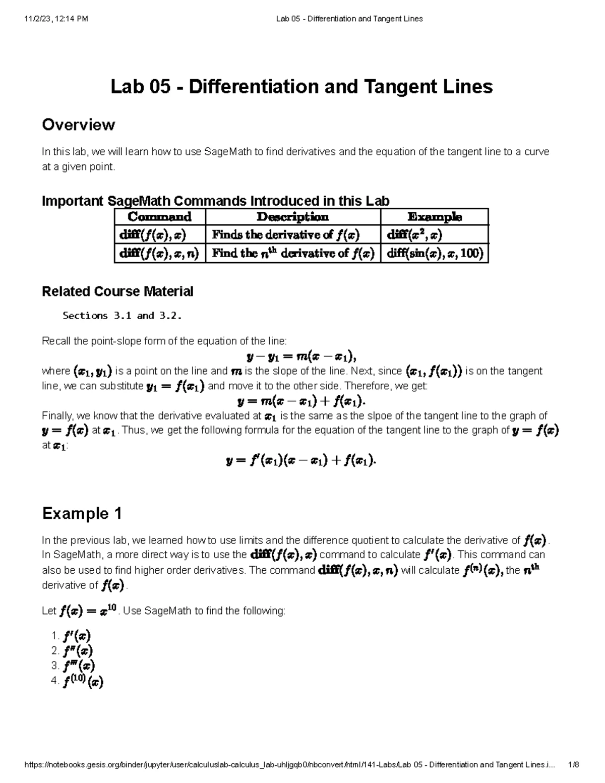 Quiz 2 for MATH 141 Summer 2022 - MATH 141, Calculus I Name: Quiz ...
