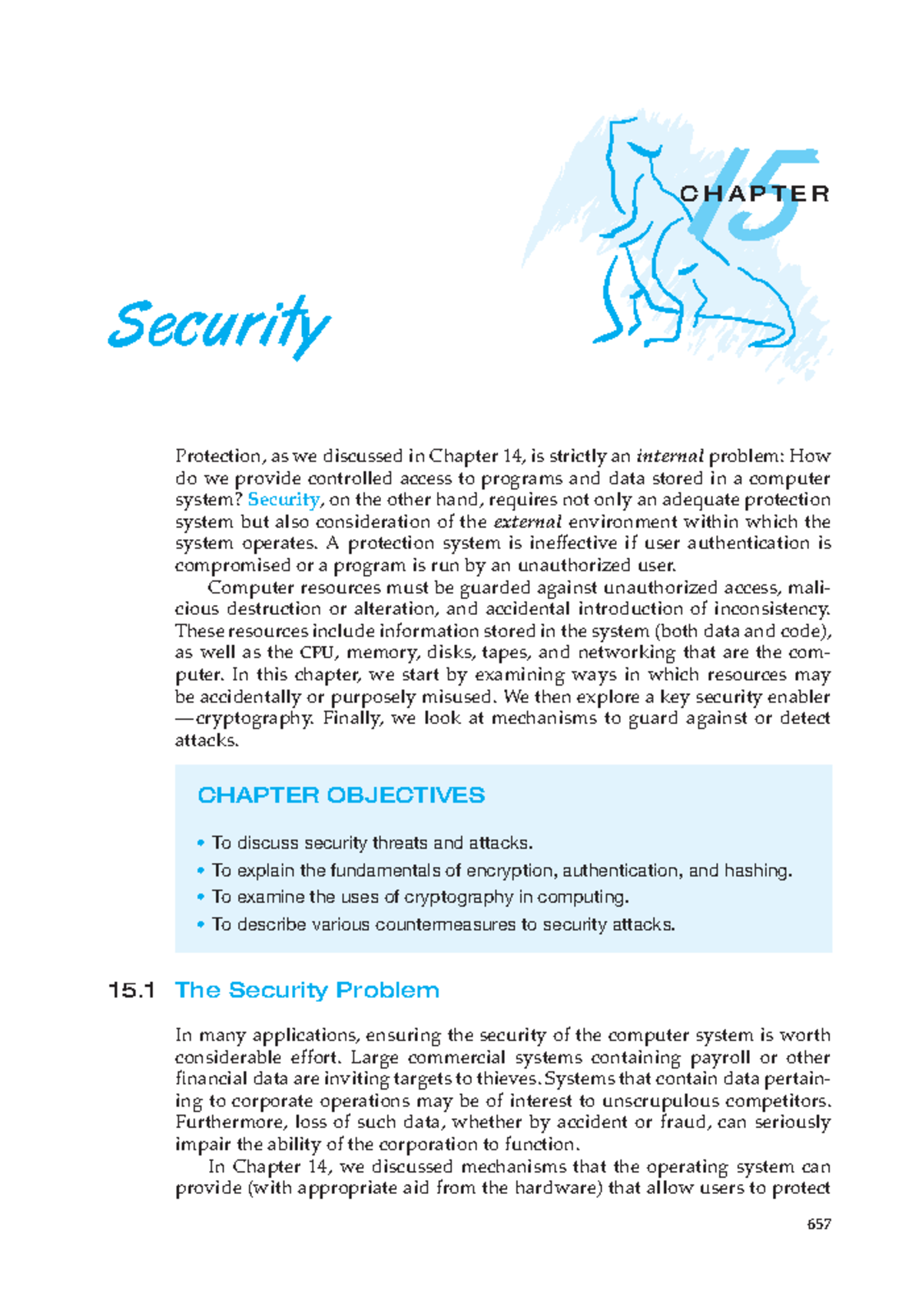 Chapter 15 - Security - Lecture notes 15 - 15 CHAPTER Security ...