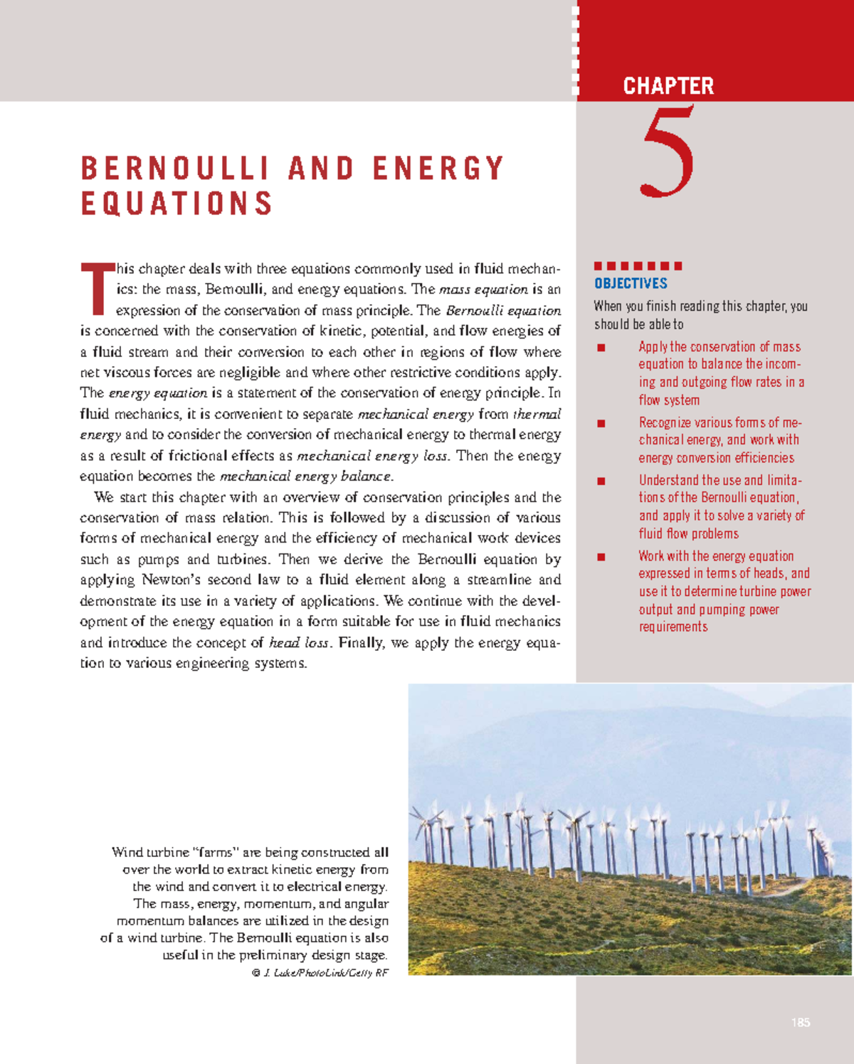 CHAPTER 5: Bernoulli and Energy Equations in Fluid Mechanics - Studocu