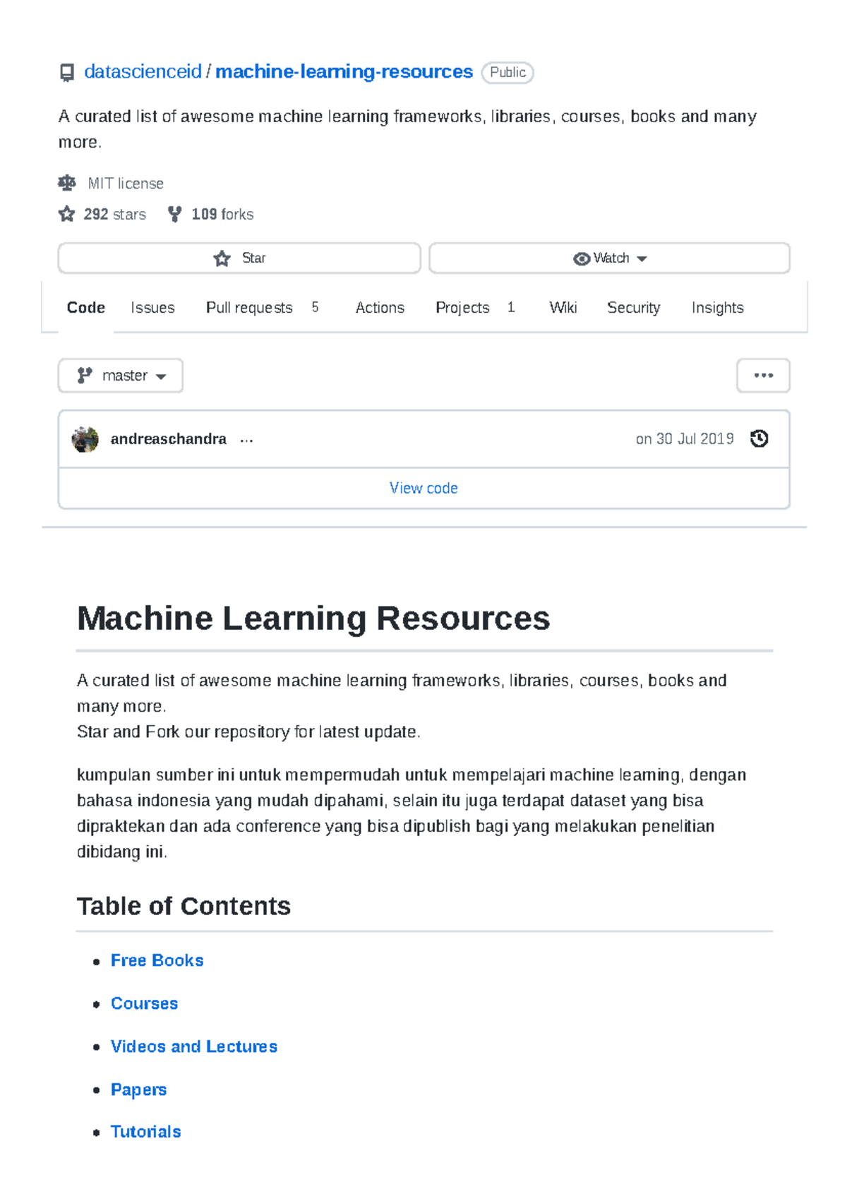 Machine Learning Resources: A Curated List of Tools & Courses - Studocu