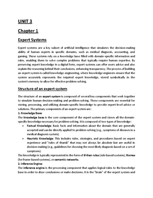 UNIT 3 Chapter 3 - .rw. - UNIT 3 Chapter 3 Modern AI Applications refer ...