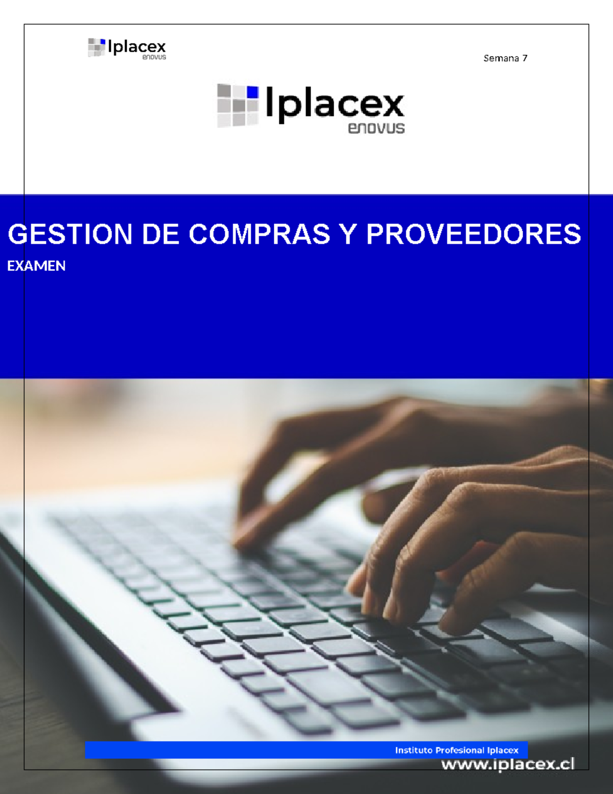 Examen Final de Gestión de Compras y Proveedores - Evaluación - Studocu