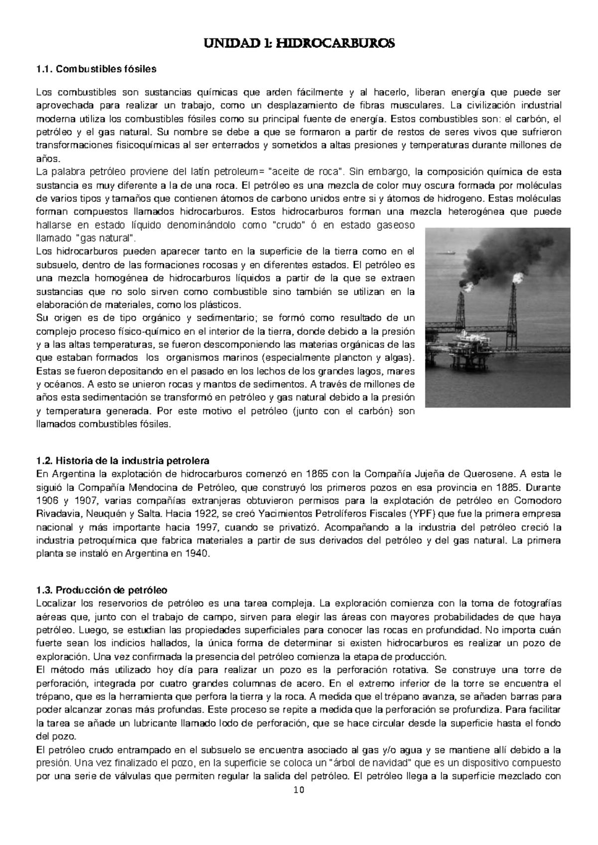 TP Petróleo - Hidrocarburos y Producción en Argentina - Studocu