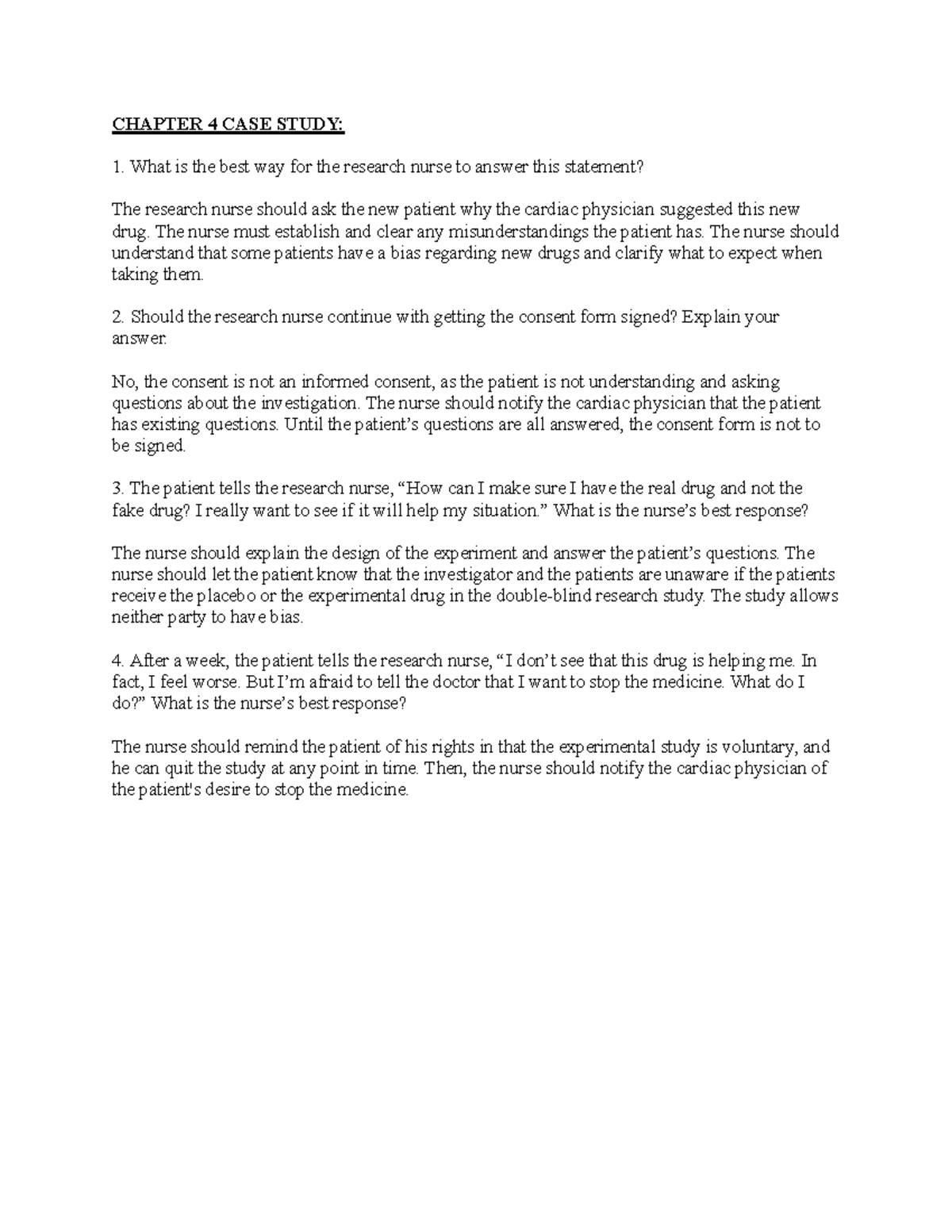 Chapter 4 CASE Study - CHAPTER 4 CASE STUDY: What is the best way for ...