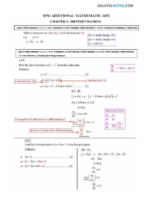Mathematics - Studocu
