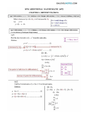 Mathematics - Studocu