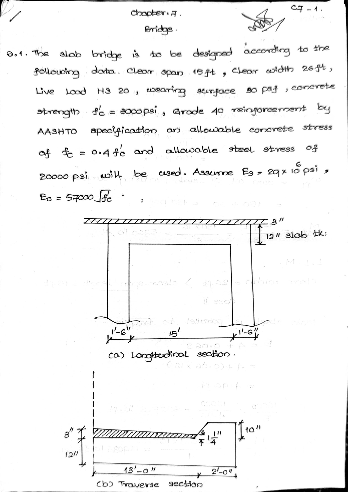 Chapter 7: Bridge Design Specifications (Course Code: Z 0.1) - Studocu