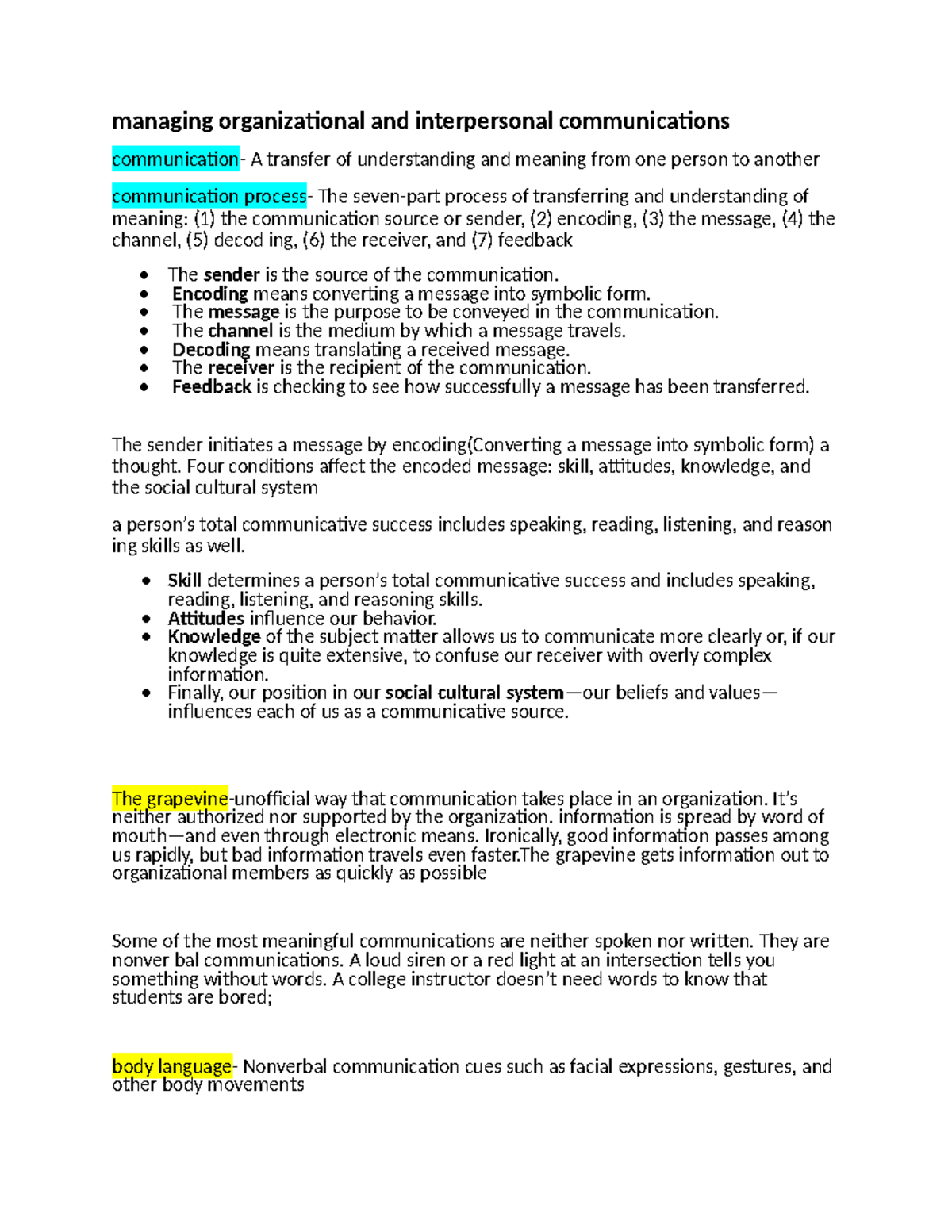 MNSC 13TH Chaptermanaging organizational and interpersonal ...