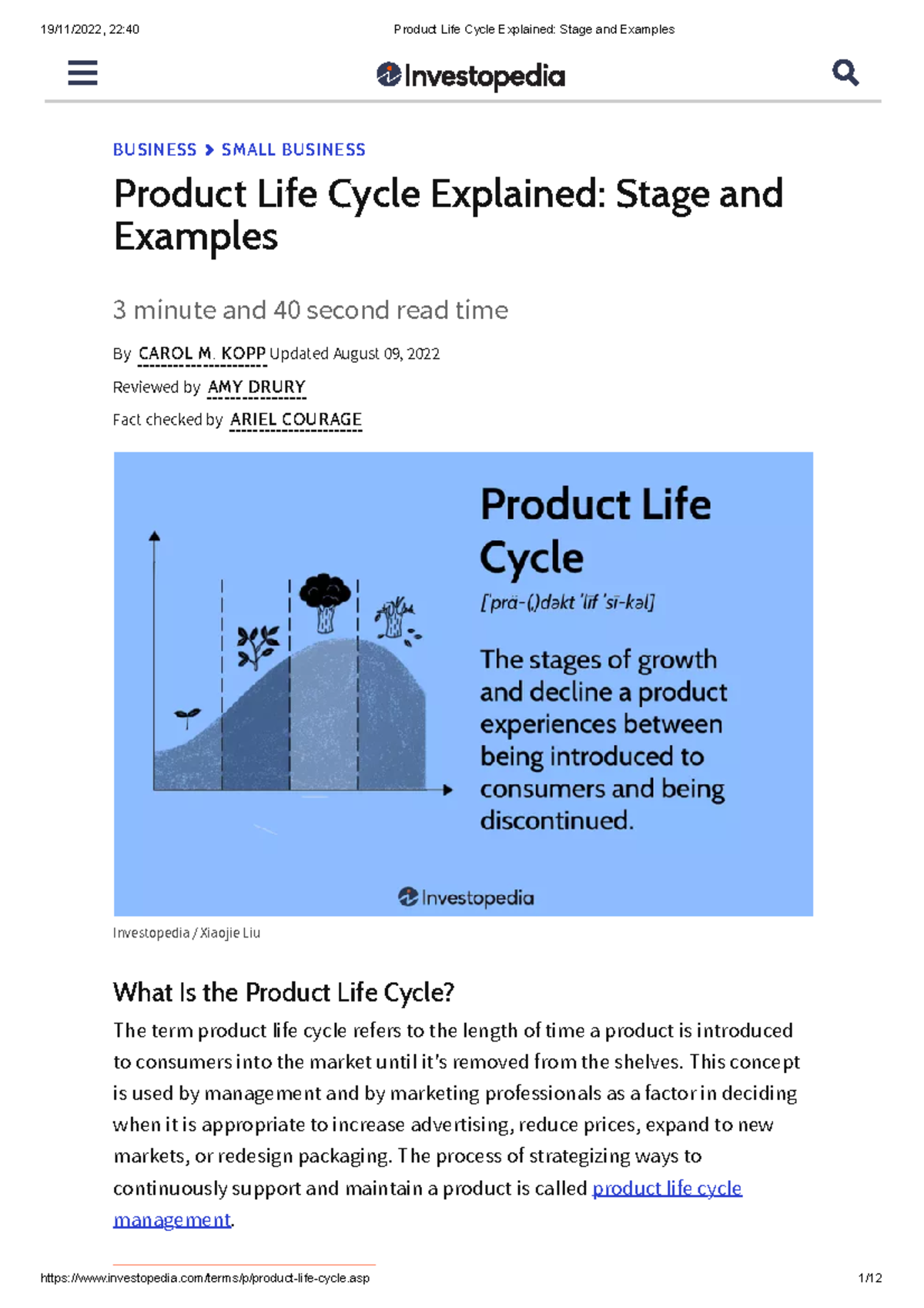 Product Life Cycle Explained Stage and Examples - BUSINESS SMALL ...