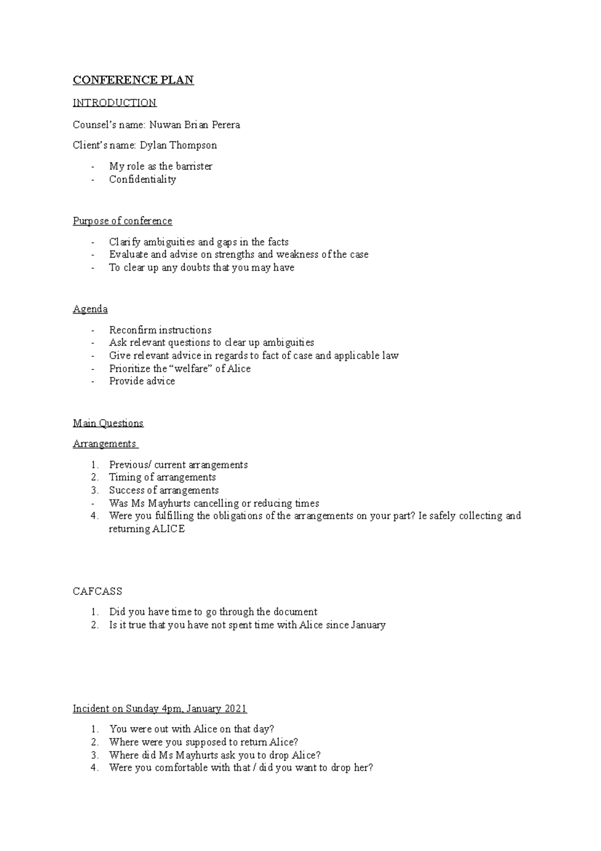 Conference PLAN - LA0756 - Northumbria - Studocu