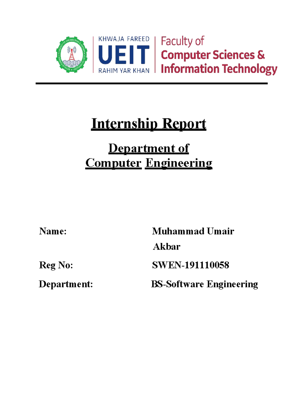 Internship Report: Full Stack Web Developer Experience at LTD - Studocu