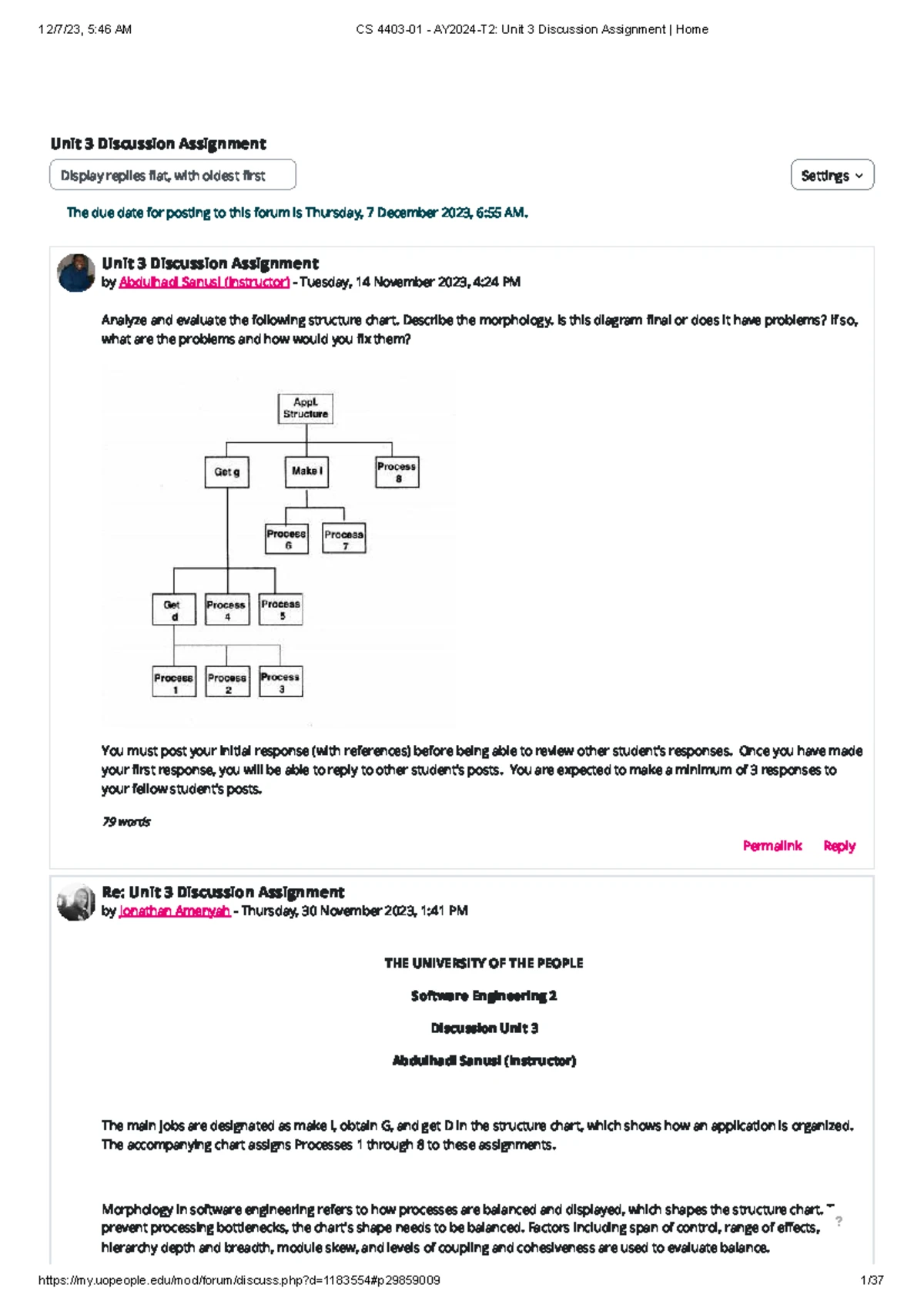 CS 4403-01 - AY2024-T2 Unit 8 Discussion: CMSS vs. CVSS & CCSS - Studocu
