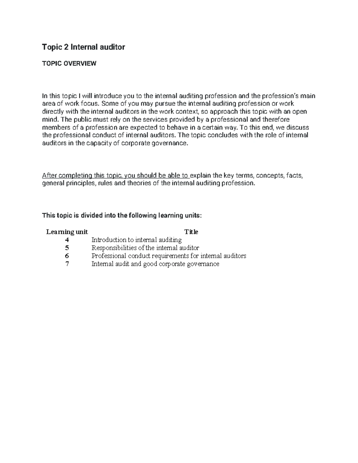 Topic 1.1: Understanding Various Business Entities - Learning Unit 1 ...