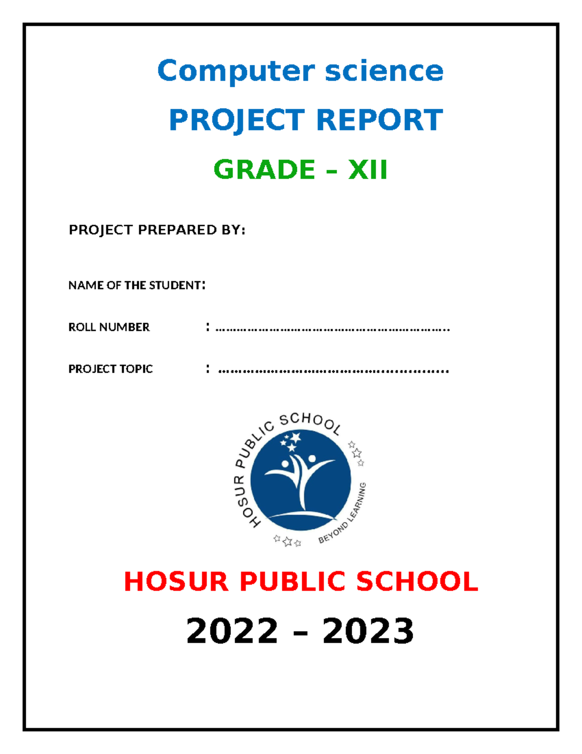 1. ATM project - dfrtuyj - Computer science PROJECT REPORT GRADE – XII ...
