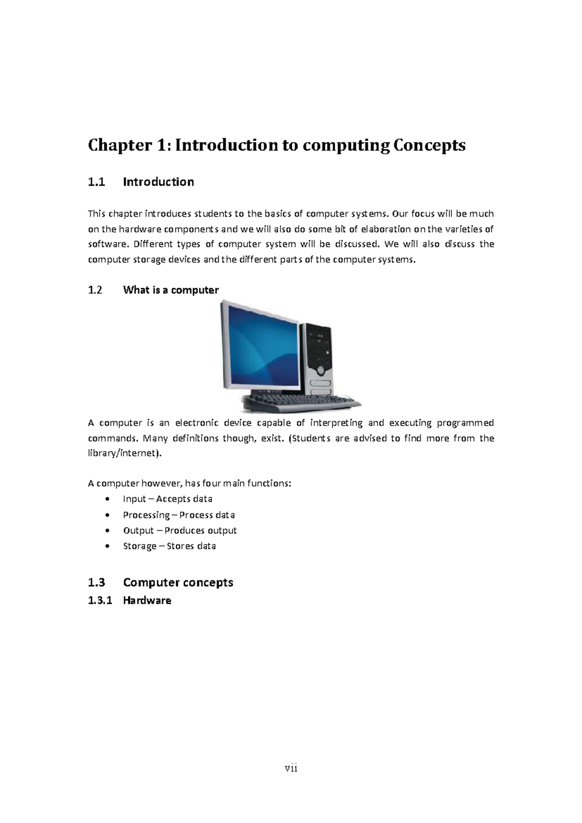 2021 SCSC011 Comprehensive Study Guide for Computing Concepts - vii ...