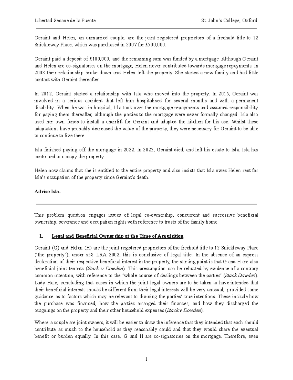 Tutorial PQ: Concurrent and Successive Interests - Legal Analysis for ...