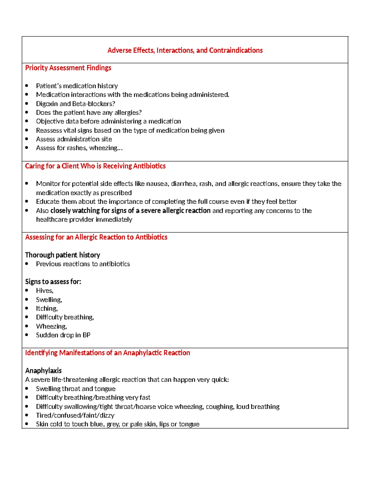 50 - Adverse Effects and Interactions in Medication Administration ...