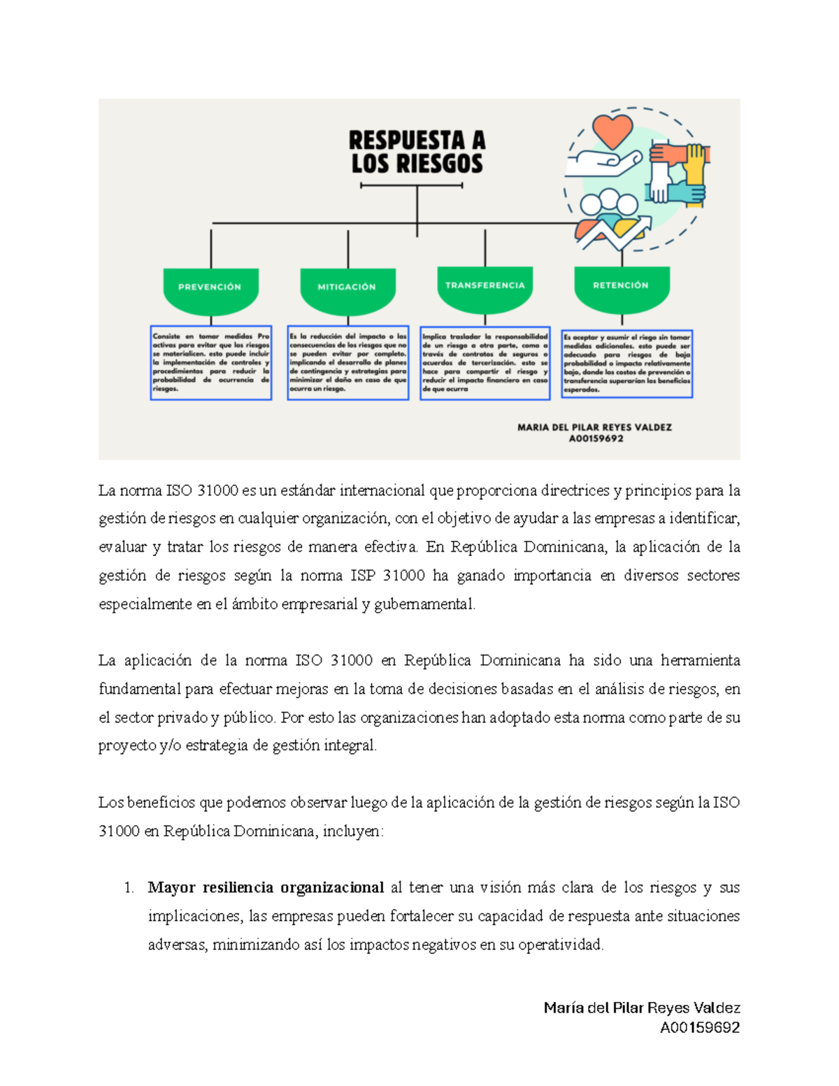 ISO 31000: Gestión de Riesgos en Organizaciones de RD - Entregable ...