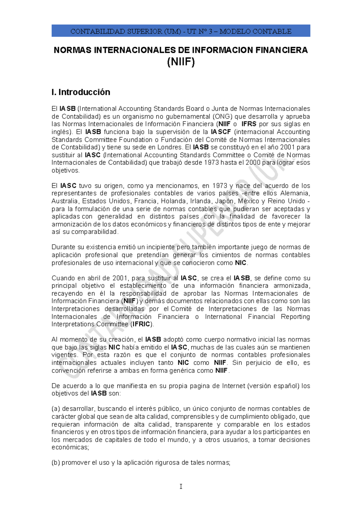 UT N° 3 - NIIF EN Argentina - I NORMAS INTERNACIONALES DE INFORMACION ...