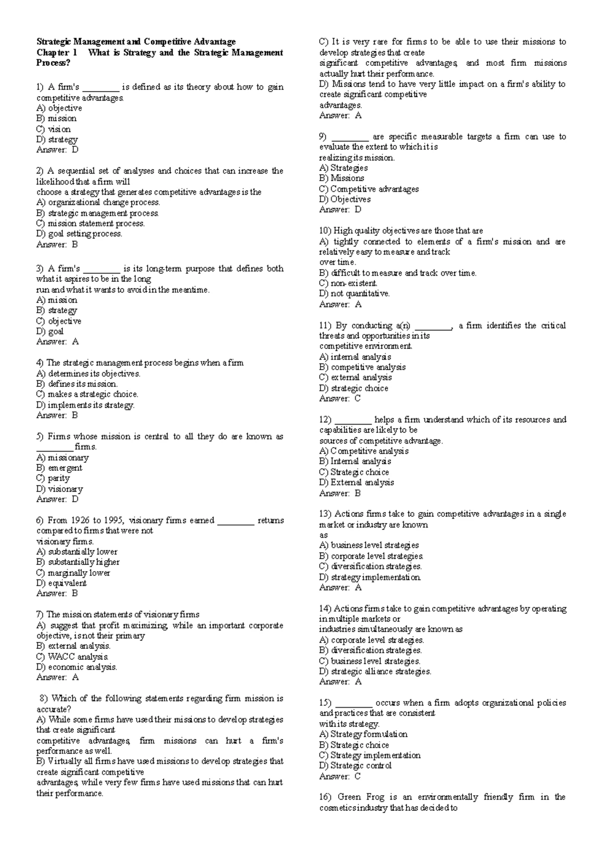 Cost accounting and cost management 1 chapter 1 system review notes ...