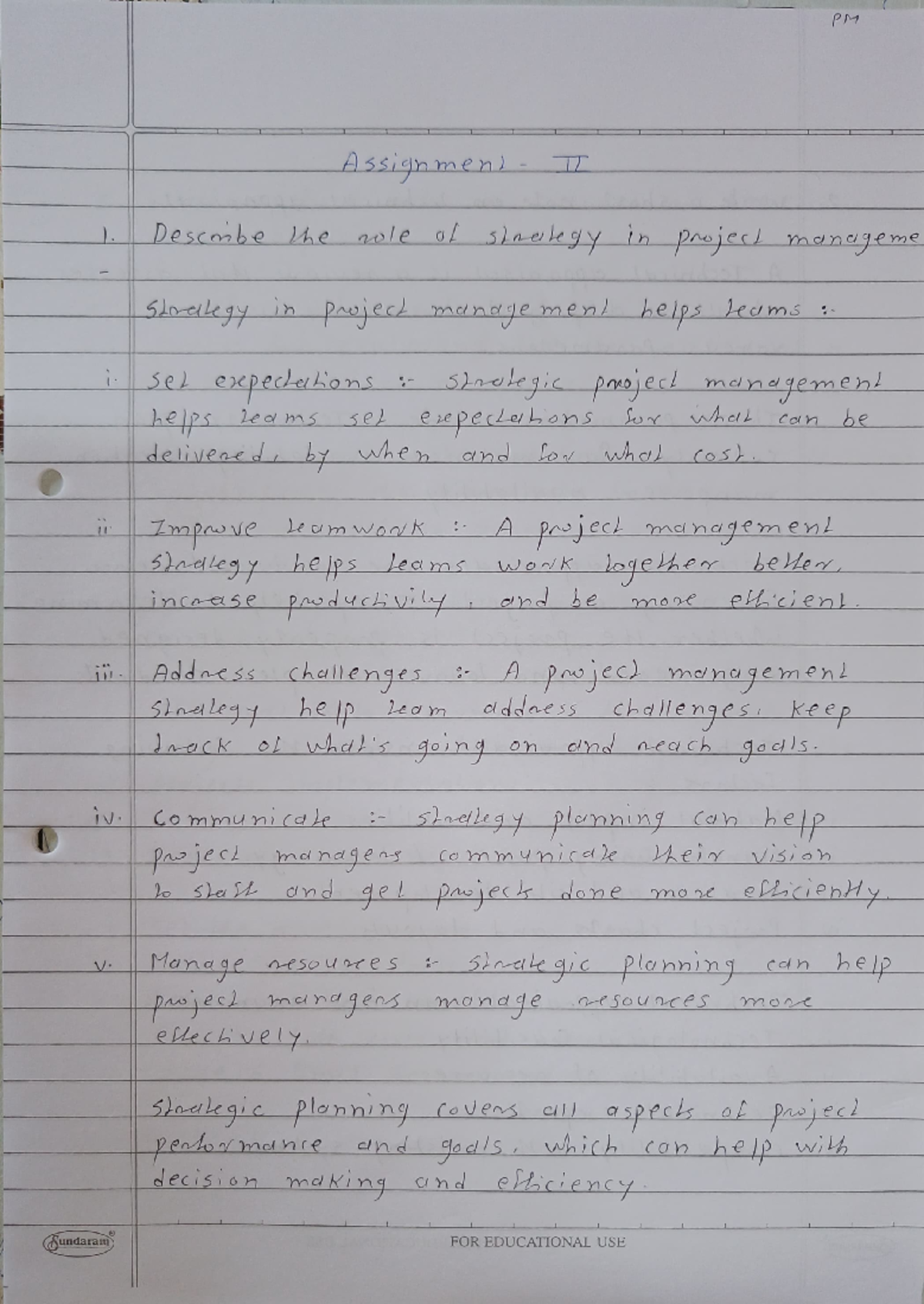 Project Management 2: Essential Notes and Strategies - Studocu