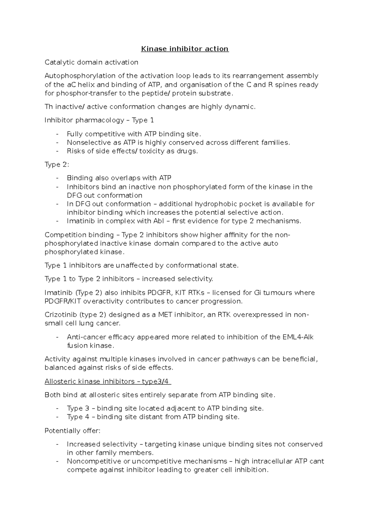 Types of Kinase Inhibitors and Their Mechanisms in Cancer Treatment ...