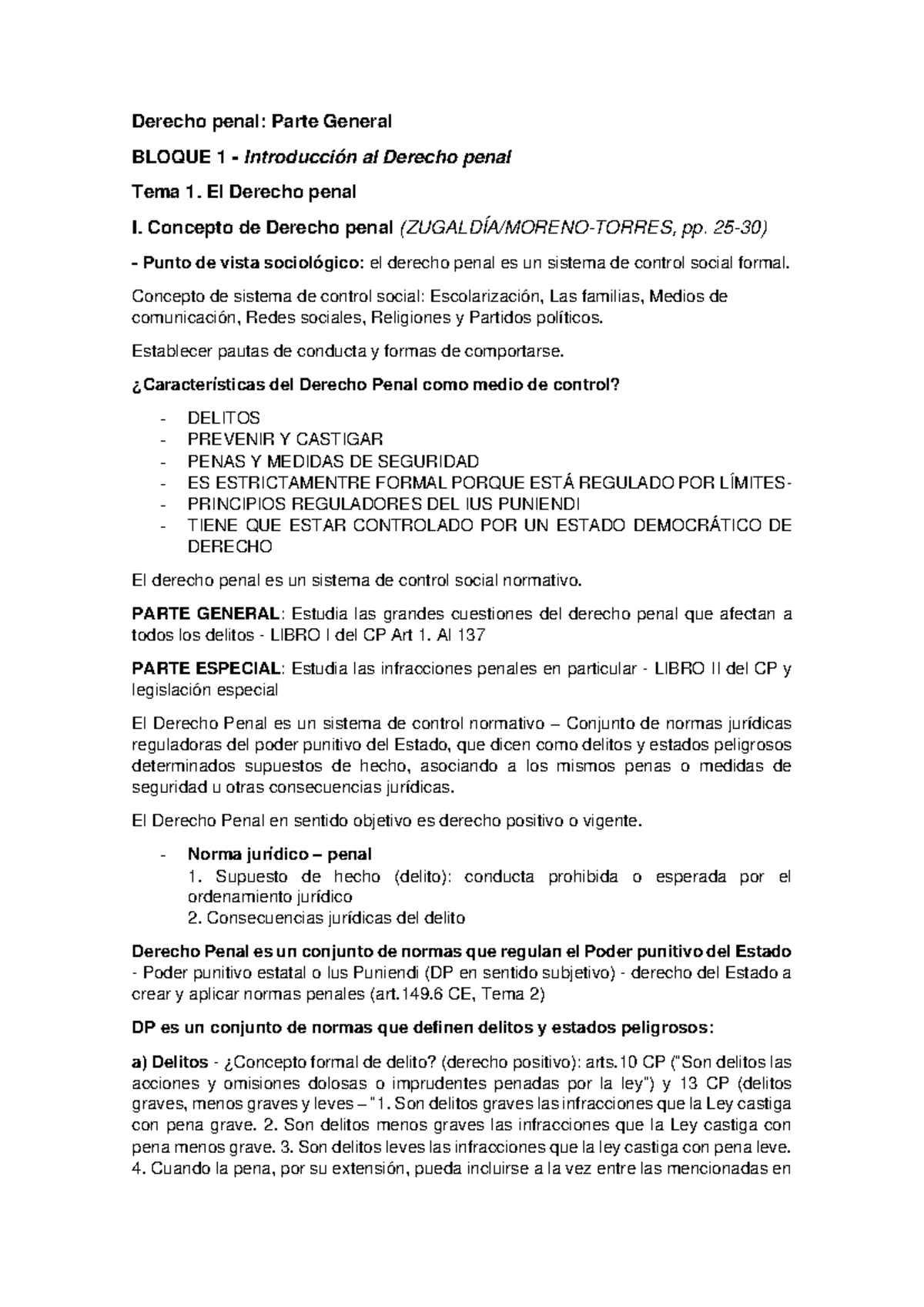 Bloque 1 Penal General - Warning: TT: undefined function: 32 Warning ...