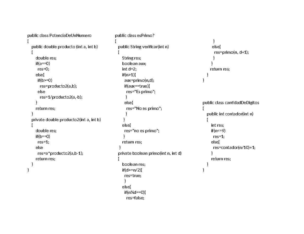 Programación en Java: Ejercicios de Algoritmos y Estructuras (Códigos y ...