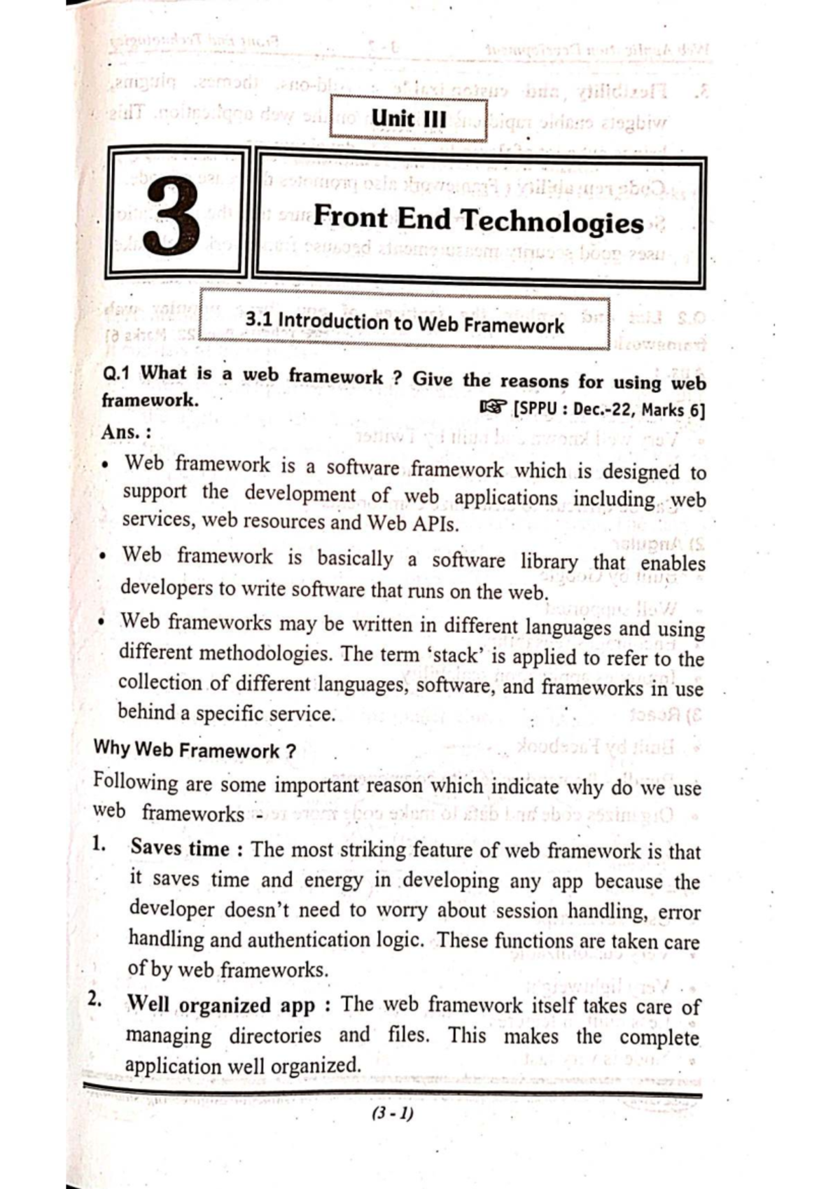 Unit 3 WAD: Front End Technologies - Web Frameworks & TypeScript ...