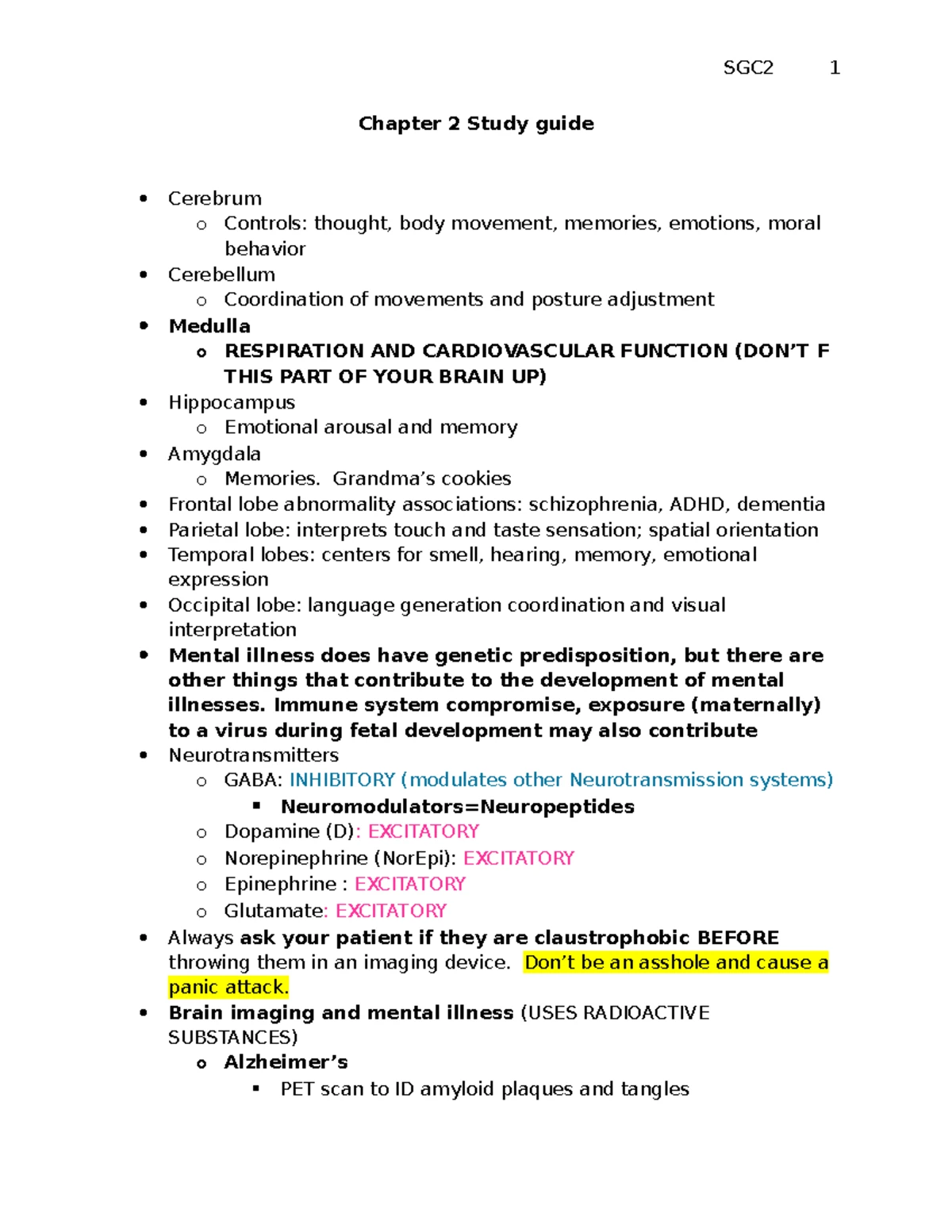 Chapter 3 Study Guide: Key Concepts in Psychosocial Theories & Therapy ...