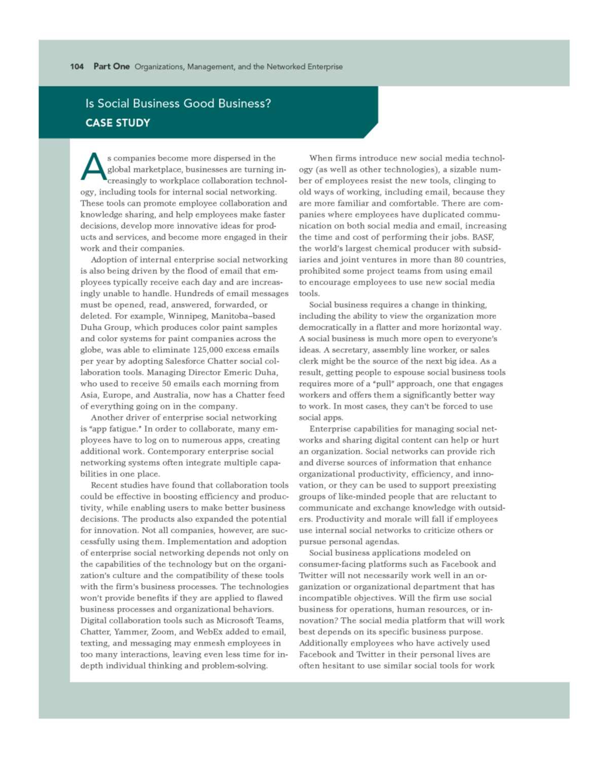 Case Study 2: Is Social Business a Profitable Venture? - Studocu