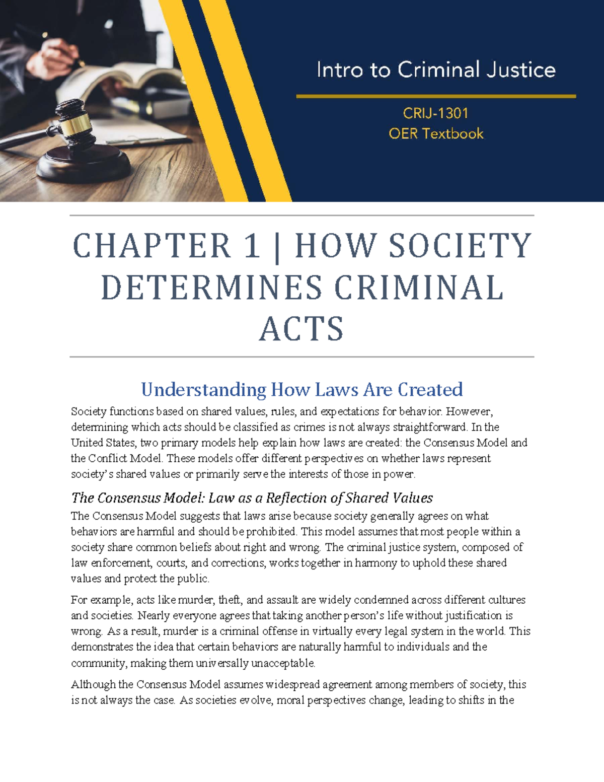 CRJ 101: Ethics and Discretion in Criminal Justice - Balancing Fairness ...