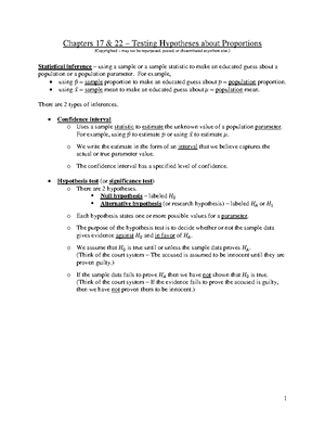 Statistical Inference: Confidence Intervals and Hypothesis Testing ...