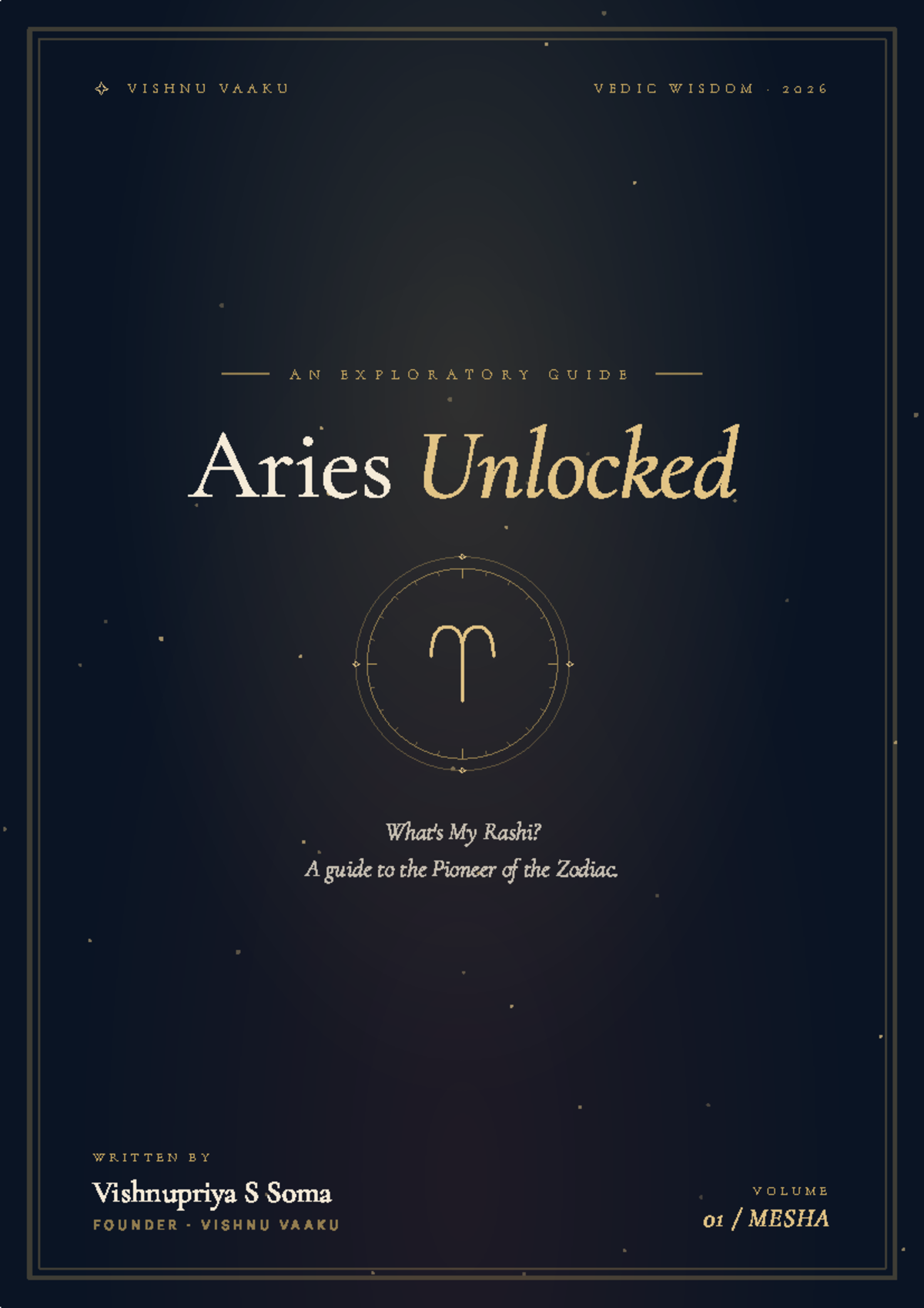 VISHNU VAAKU 2026: Aries Unlocked - A Vedic Guide to Your Rashi - Studocu