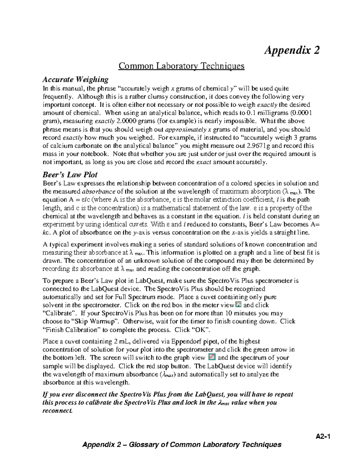 Gravimetric Analysis Techniques in CHEM 327 & 329 Lab Manual - Studocu