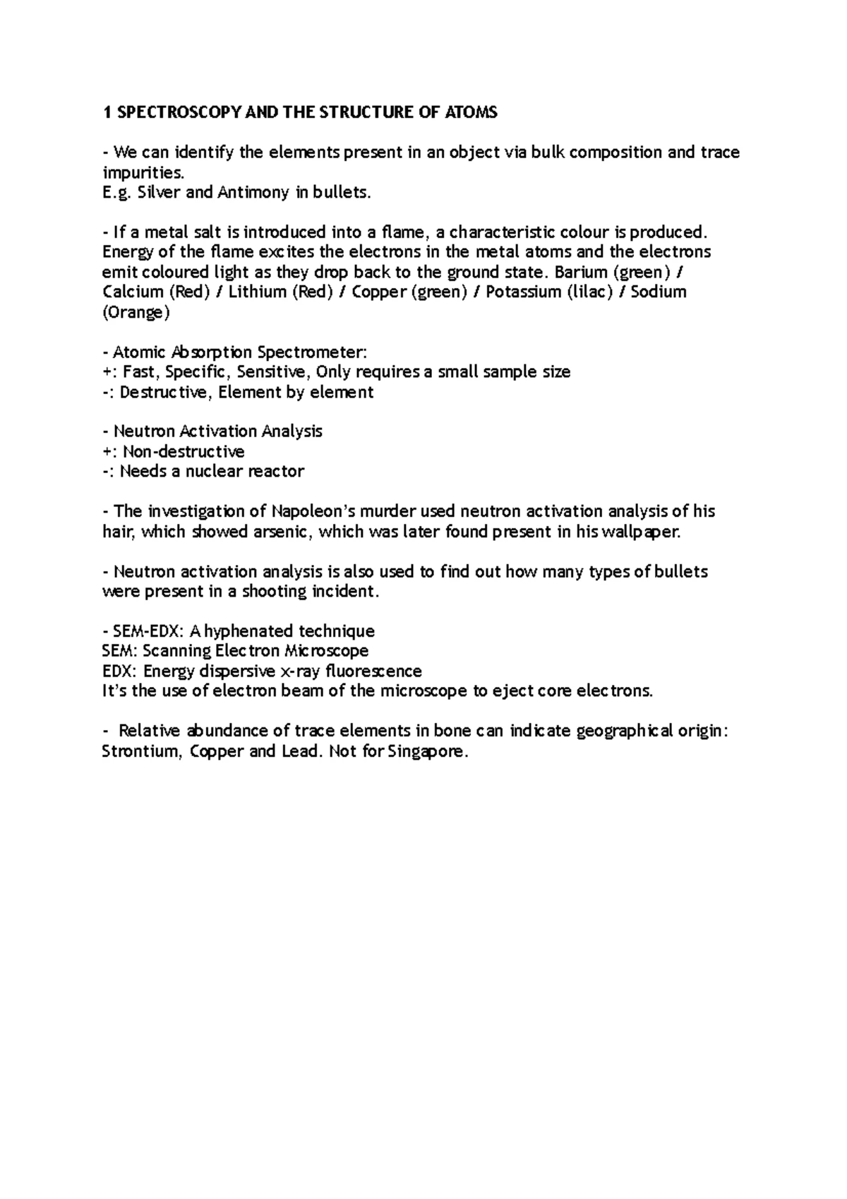 CM5002 Forensic Science Lecture 1 - CM FORENSIC SCIENCE (3AU) CM ...