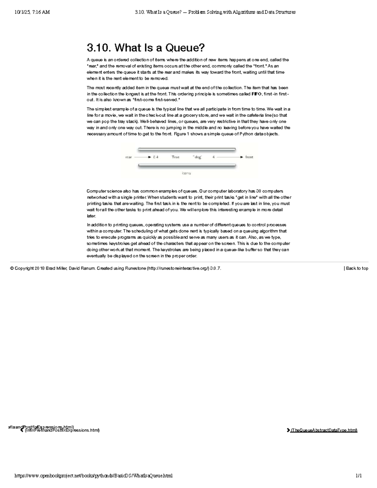 Understanding Queues: Key Concepts in Algorithms & Data Structures 3.10 ...