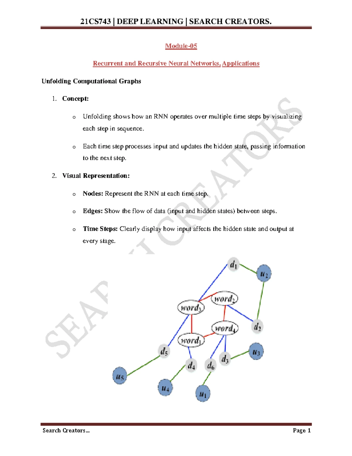 Deep Learning Module-02 Search Creators - Module- 02 Feedforward ...