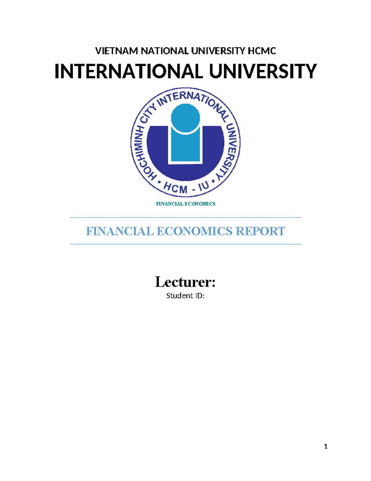 BA119IU Macroeconomics S2-2324 Group Assignment Team5 - VIETNAM ...