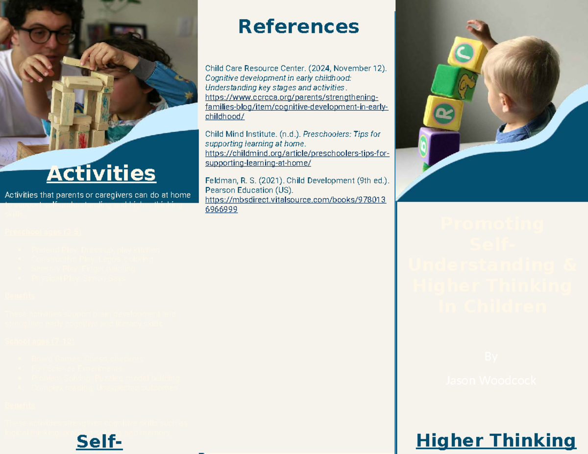 Mod 6 Brochure: Enhancing Cognitive Development in Early Childhood ...