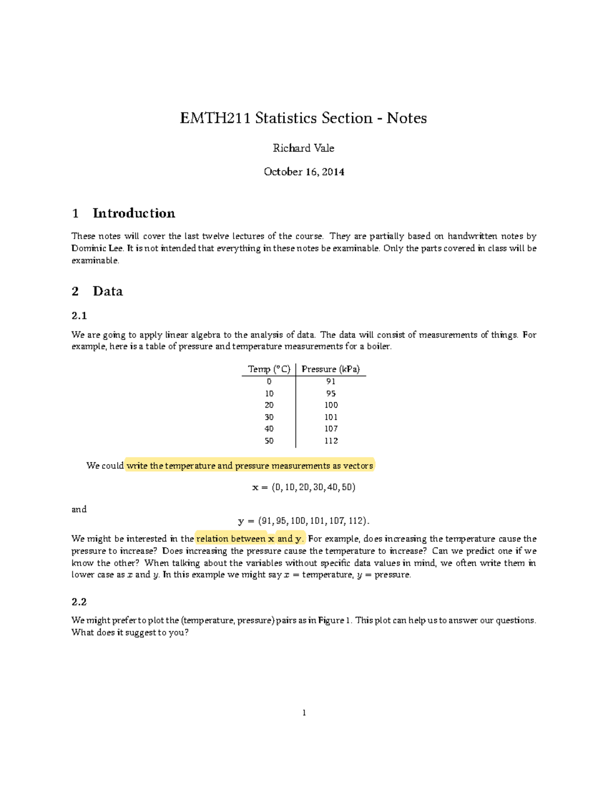 EMTH211 Final Exam Statistics Notes - Key Concepts & Applications - Studocu